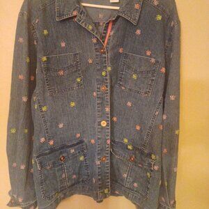 Alfred Dunner Jeans Jacket size 20 Excellent